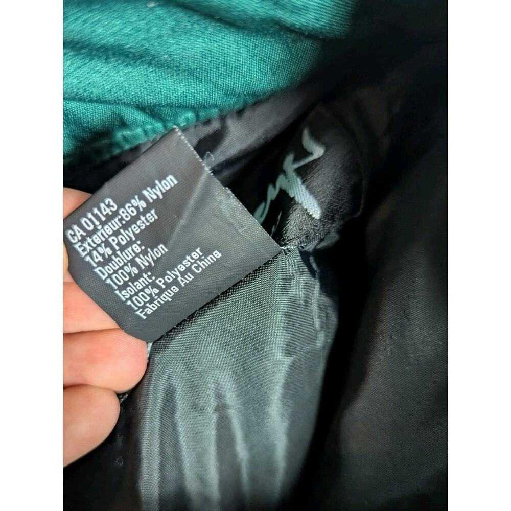 Obermeyer Stiletto T Thermolite Insulated Ski Pants Retro Green Size 10 Tall - Picture 10 of 14